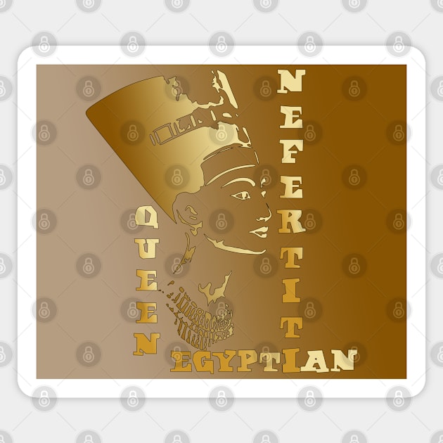 Africa EGYPT Egyptian queen Nefertiti Sticker by KrasiStaleva